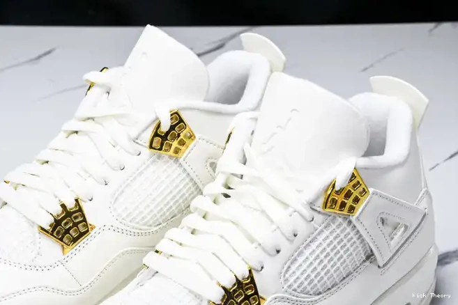 Kick Theory Jordan Gold 4 AQ9129-170 Metallic Retro 0511